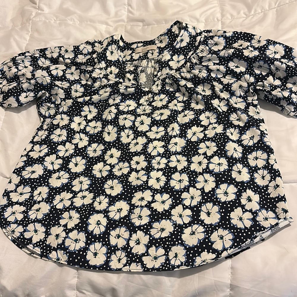 Loft Floral Blouse